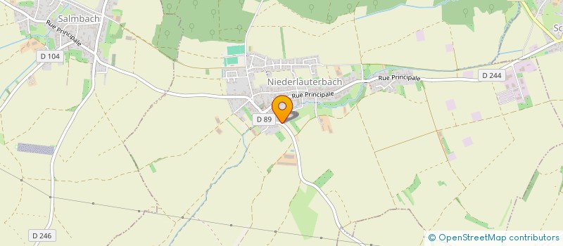 localisation de l'entreprise ELEVAGE MITTENBUHLER à NIEDERLAUTERBACH