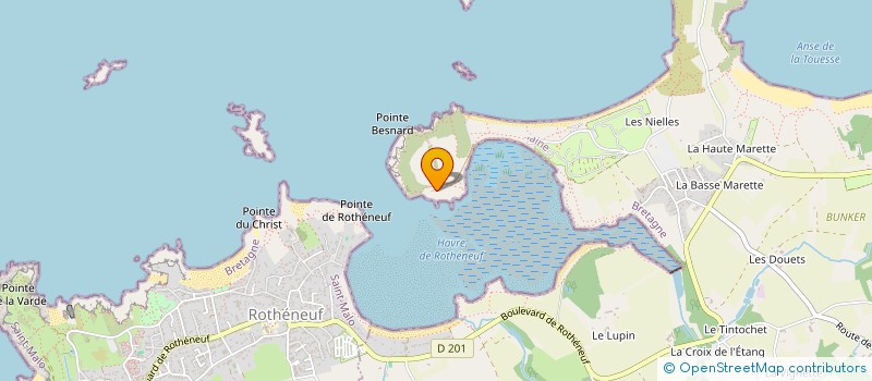localisation de l'entreprise ELEVAGE N'ROZ à SAINT-MELOIR-DES-ONDES