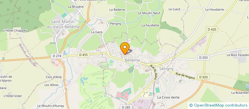 localisation de l'entreprise ELEVAGE PARTICIPATIF à BELLEME