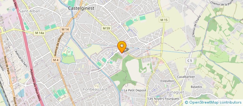 localisation de l'entreprise ELEVAGE & PASSION  FONBEAUZARD