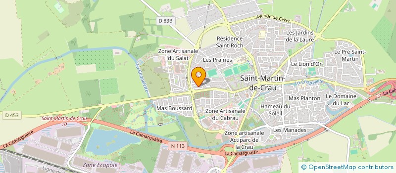 localisation de l'entreprise ELEVAGE PASSION CULTURES ET TRADITIONS à SAINT MARTIN DE CRAU