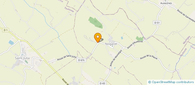 localisation de l'entreprise ELEVAGE VDK  SAINT-JULIA