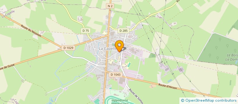 localisation de l'entreprise ELEVAGE VIANDE THIERACHE  LA CAPELLE