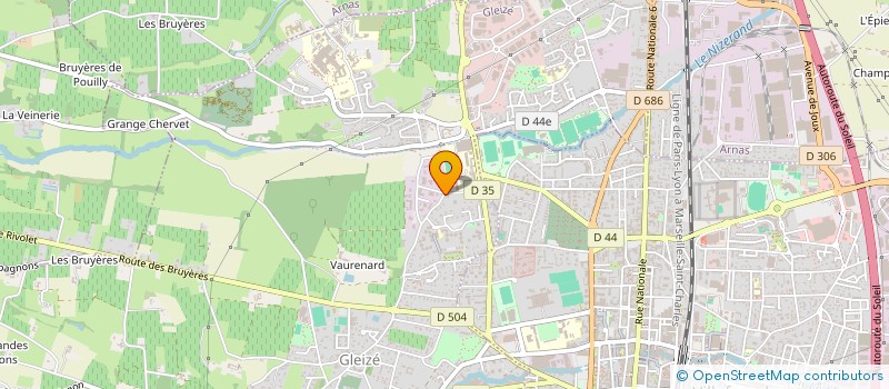 localisation de l'entreprise ELEVANCIA à GLEIZE