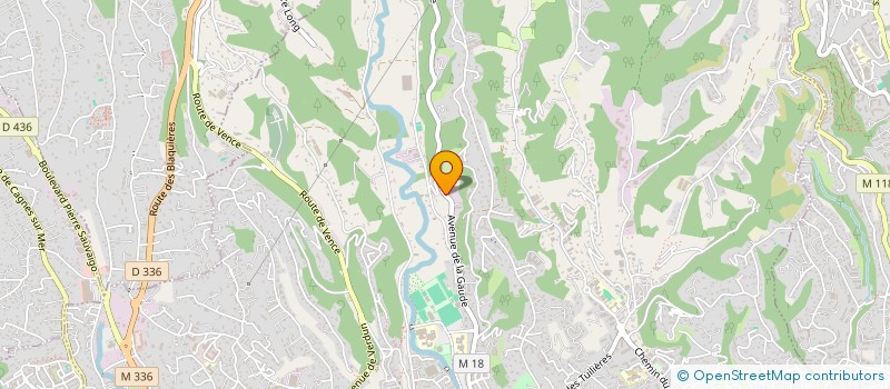 localisation de l'entreprise ELEVAT'EAT  CAGNES-SUR-MER