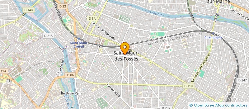 localisation de l'entreprise ELEVATE à SAINT-MAUR-DES-FOSSES