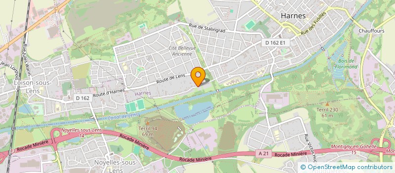 localisation de l'entreprise ELEVATION CONTROLE  HARNES