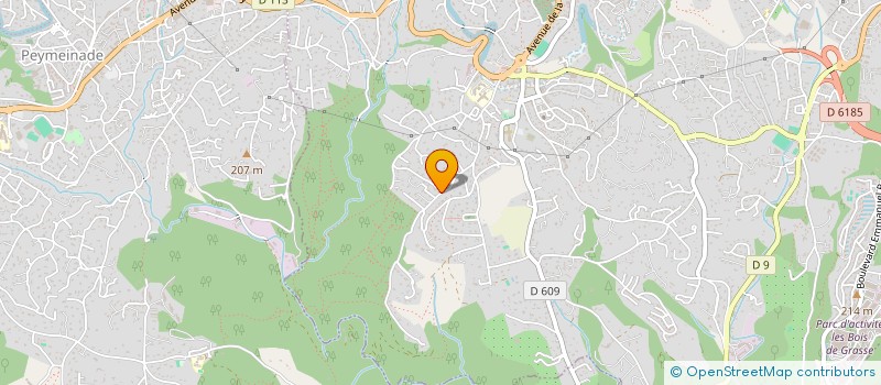 localisation de l'entreprise ELEVATION FILMS  GRASSE