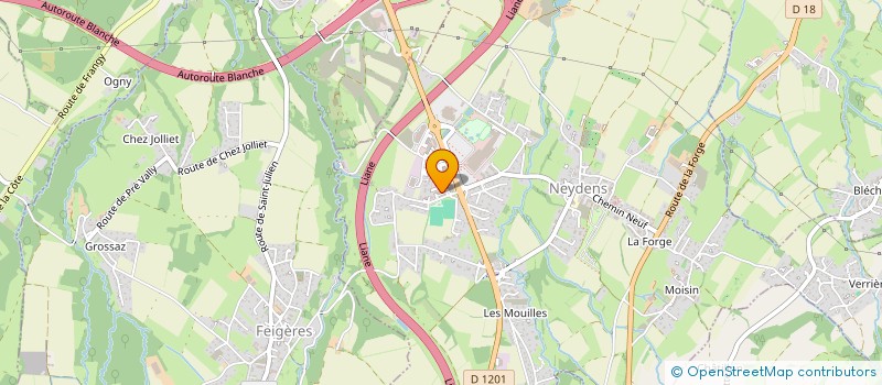 localisation de l'entreprise ELEVATION INDOOR SAS  NEYDENS