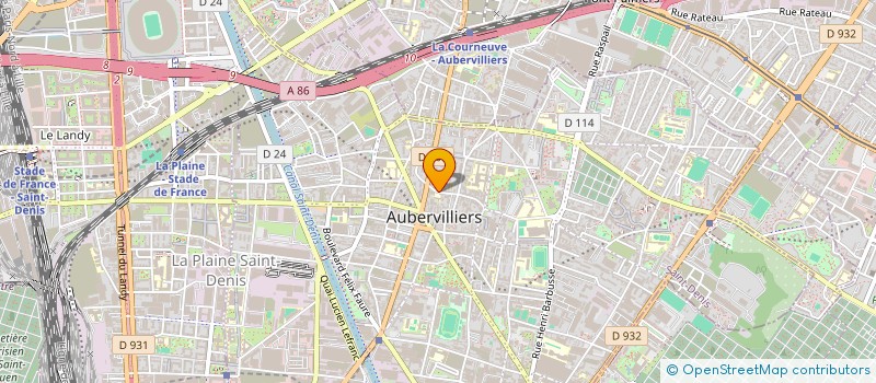 localisation de l'entreprise ELEVATION INTERNATIONAL FRANCE à AUBERVILLIERS