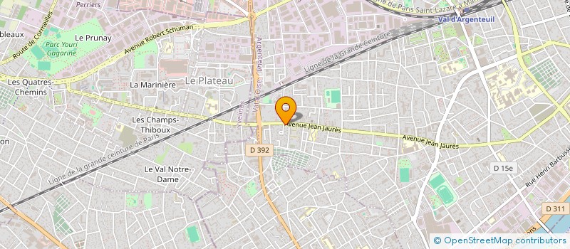 localisation de l'entreprise ELEVATOR CONCEPT à ARGENTEUIL