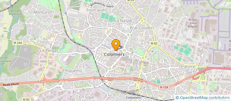 localisation de l'entreprise ELEVEN à COLOMIERS