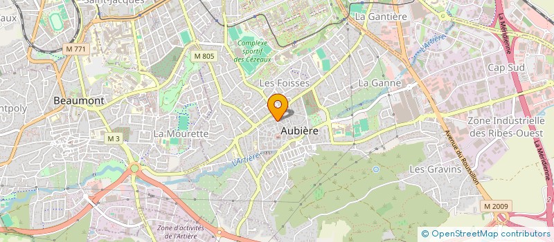 localisation de l'entreprise ELEVEN  AUBIERE