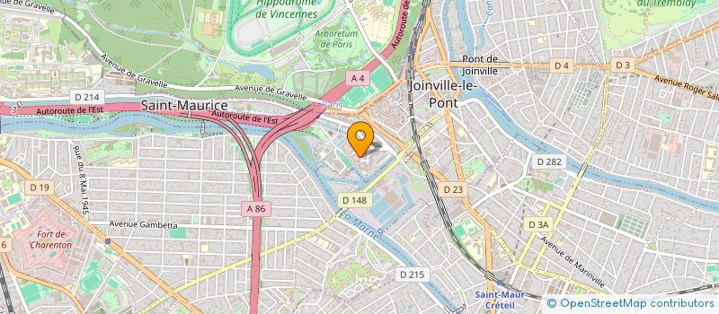 localisation de l'entreprise ELEVEN AGENCY à SAINT-MAURICE