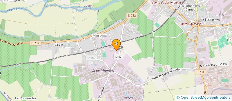 localisation de l'entreprise ELEVEN & CO à MERPINS