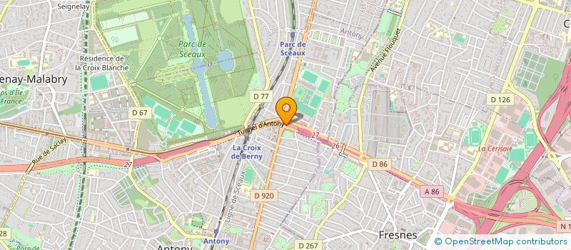 localisation de l'entreprise ELEVEN CORNER à ANTONY