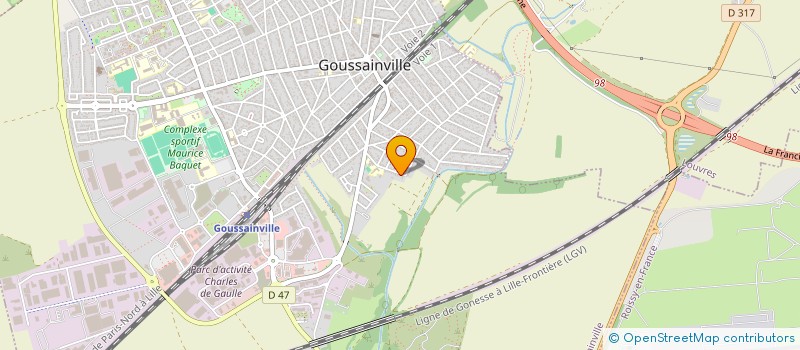 localisation de l'entreprise ELEVEN PRESTIGE  GOUSSAINVILLE