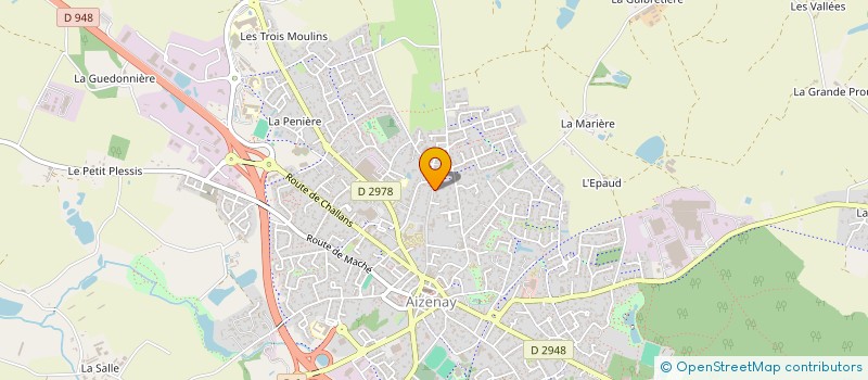 localisation de l'entreprise ELEVEN RENO  LA ROCHE-SUR-YON