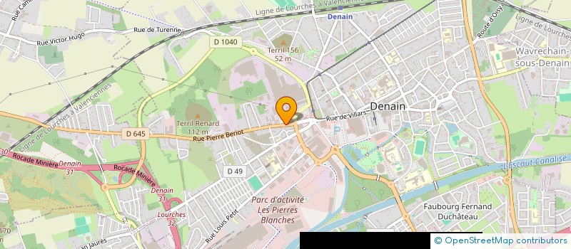 localisation de l'entreprise ELEVES ECOLE MICHELET DENAIN  DENAIN