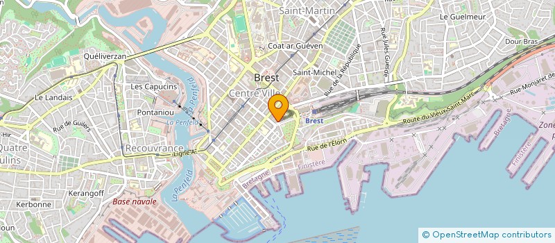 localisation de l'entreprise ELEVEURS DE PORCS EN FRANCE à BREST