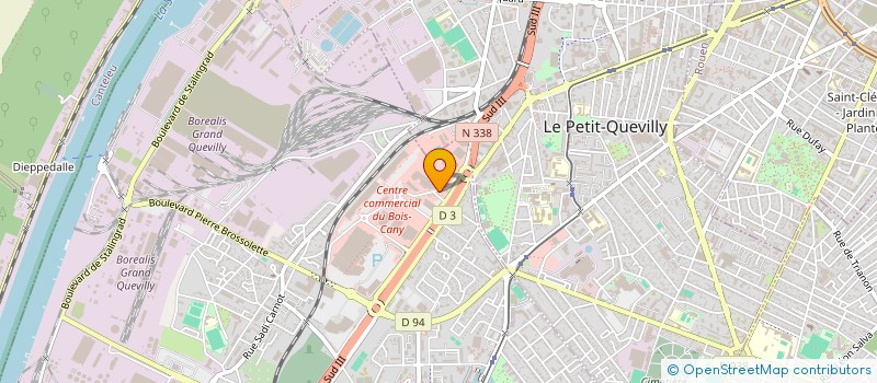 localisation de l'entreprise ELEVI  LE GRAND-QUEVILLY