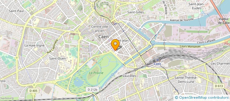 localisation de l'entreprise ELEVIA CONSTRUCTION à CAEN