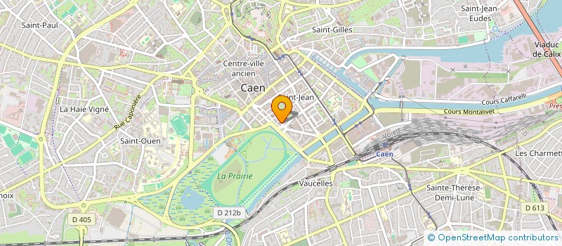 localisation de l'entreprise ELEVIA ECO-ENERGIE à CAEN