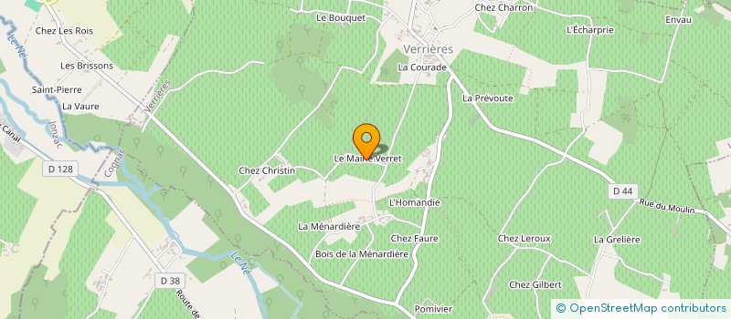localisation de l'entreprise ELEVIACHAPE à VERRIERES