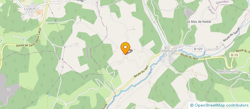 localisation de l'entreprise ELEVIAN  GIGOUZAC