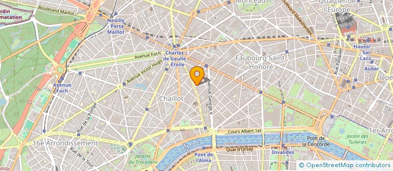 localisation de l'entreprise ELEWAFUT à PARIS