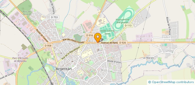 localisation de l'entreprise ELEWANA CAPITAL  ARGENTAN