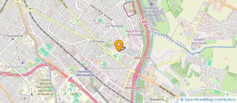 localisation de l'entreprise ELEWEN à TOULOUSE