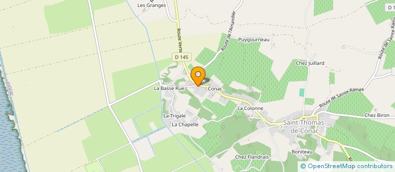 localisation de l'entreprise ELEX  SAINT-THOMAS-DE-CONAC