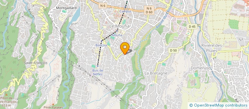 localisation de l'entreprise ELEX OCEAN INDIEN  SAINTE-MARIE