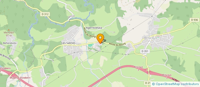 localisation de l'entreprise ELEX SERVICES  BRISCOUS