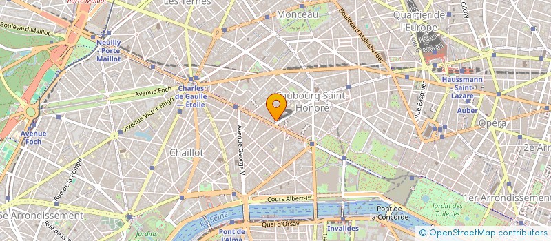 localisation de l'entreprise ELEXENCE à PARIS