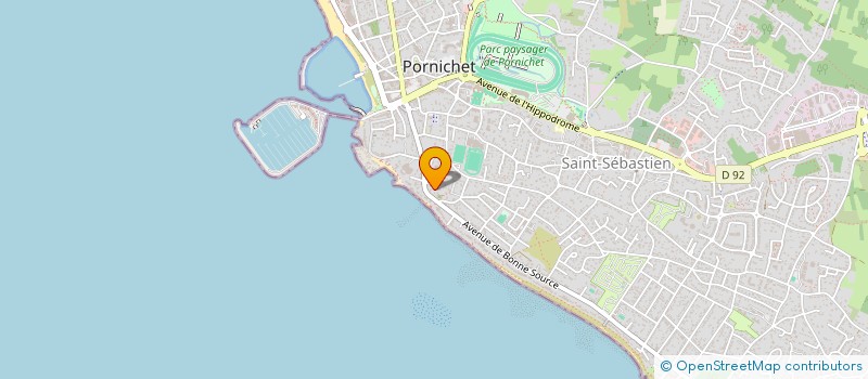 localisation de l'entreprise ELEXIM  PORNICHET