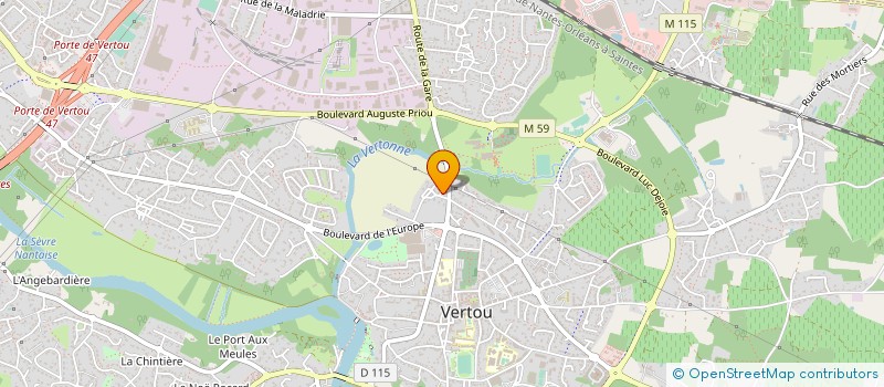 localisation de l'entreprise ELEXIO CONSEIL à VERTOU