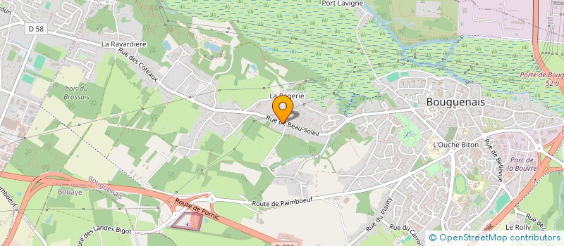 localisation de l'entreprise ELEXMAR à BOUGUENAIS