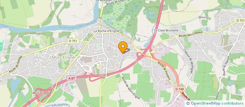 localisation de l'entreprise ELEZ  MURS-ERIGNE