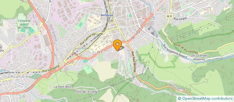 localisation de l'entreprise ELEZI BTP  SAINT-ETIENNE