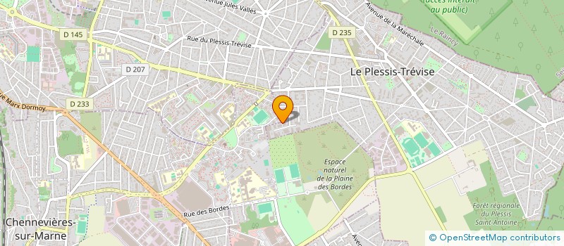localisation de l'entreprise ELF à LE PLESSIS-TREVISE