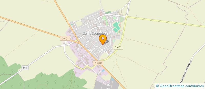 localisation de l'entreprise ELF  SAINT-SOUPPLETS