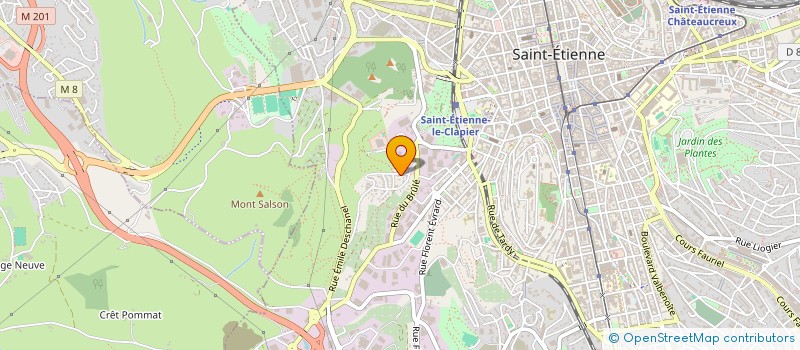localisation de l'entreprise ELF EXPRESS à SAINT-ETIENNE