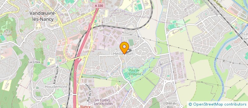 localisation de l'entreprise ELF TRAITEUR  HEILLECOURT