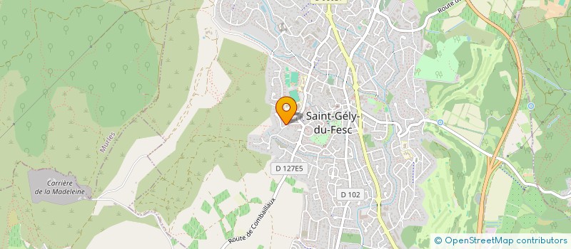 localisation de l'entreprise ELFA CONSTRUCTION à SAINT-GELY-DU-FESC
