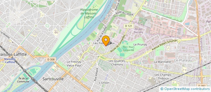 localisation de l'entreprise ELFCAM CONNECTION  SARTROUVILLE