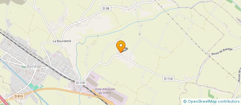 localisation de l'entreprise ELFE  BAZIEGE