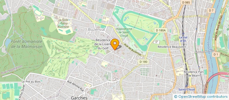 localisation de l'entreprise ELFE à GARCHES