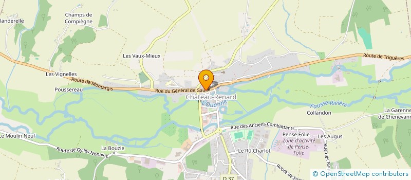 localisation de l'entreprise ELFEA à CHATEAU-RENARD